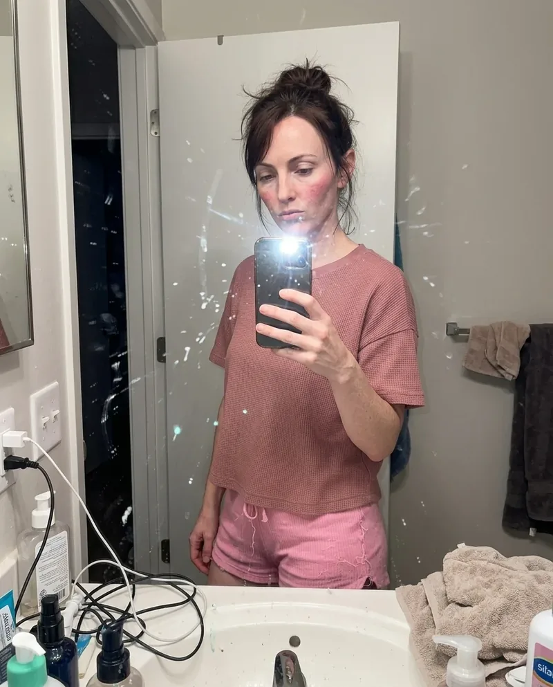 Waffle Knit Mirror Flash